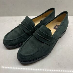 Gap green suede leather loafers NWOT size 8